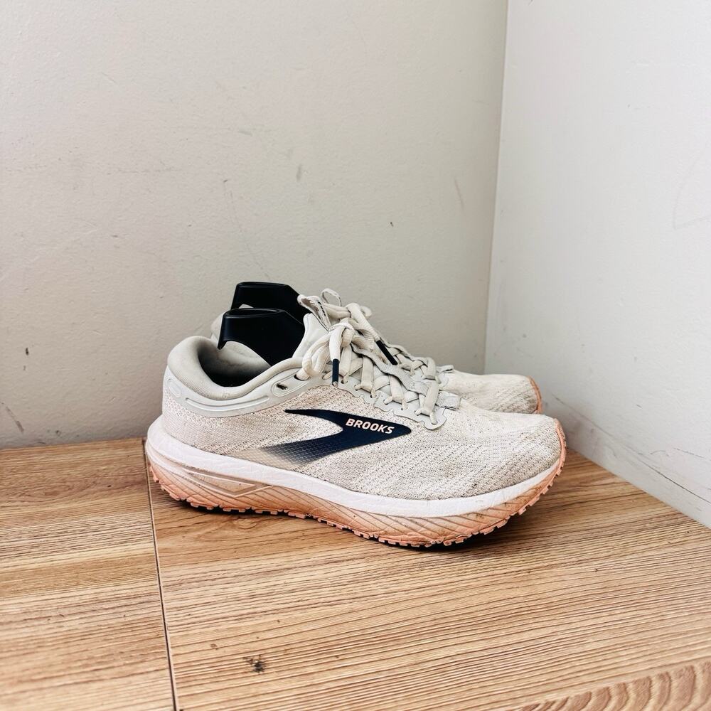 Brooks Revel 7 women's running shoes White And Pink Size 5.5 - Picture 5 of 11